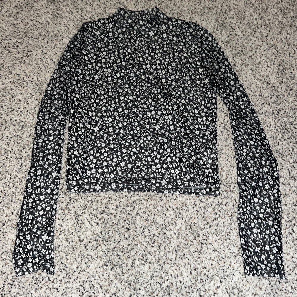 Streetwear society see-through long sleeve top